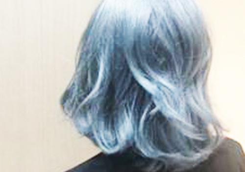 雾霾蓝发色